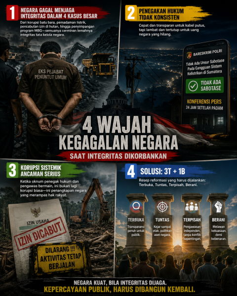 NEGARA DITANGKAP DARI DALAM: CATATAN ATAS 4 SKANDAL